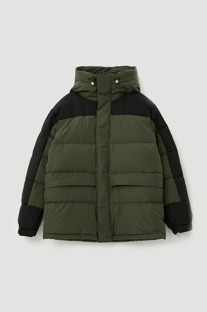 Утепленное пальто с капюшоном, Модель FWB21079, Фото №8
