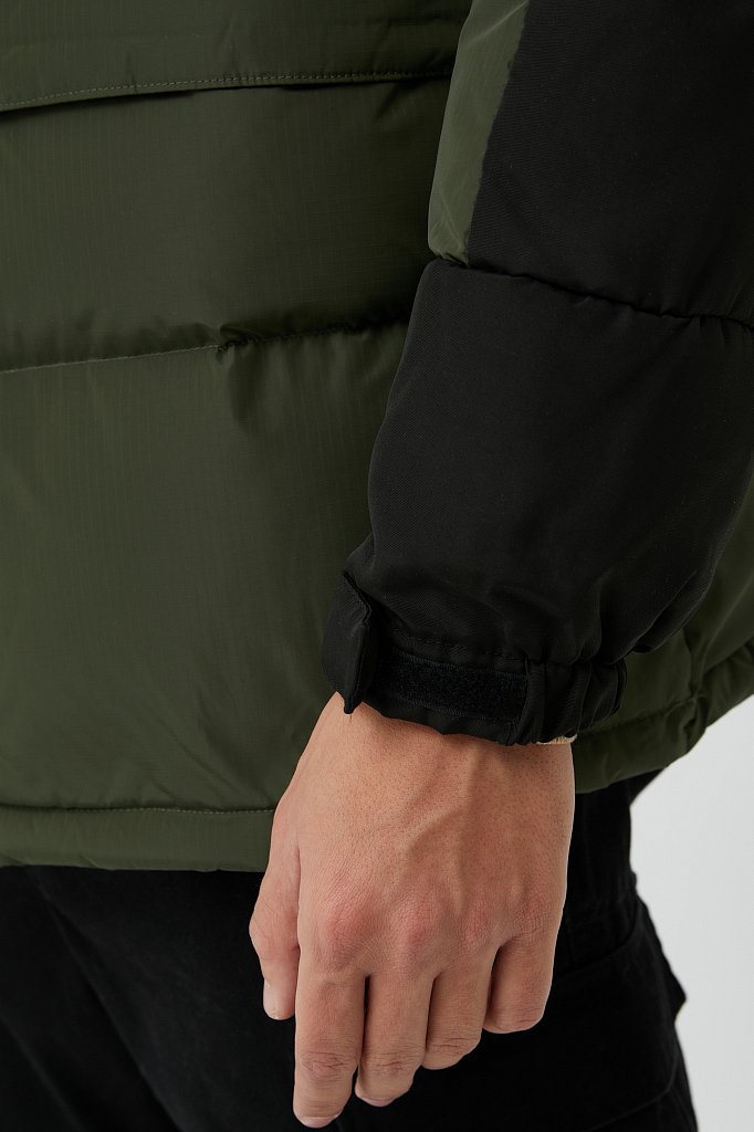 Утепленное пальто с капюшоном, Модель FWB21079, Фото №4