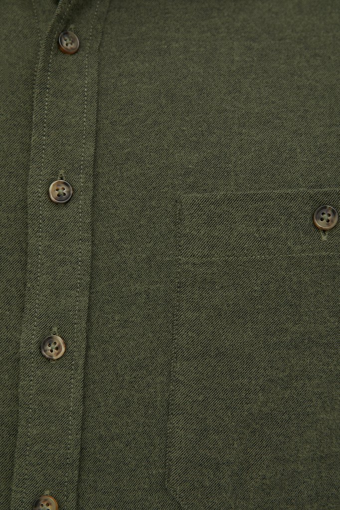 Классическая мужская рубашка из хлопка, Модель FWB61041, Фото №6