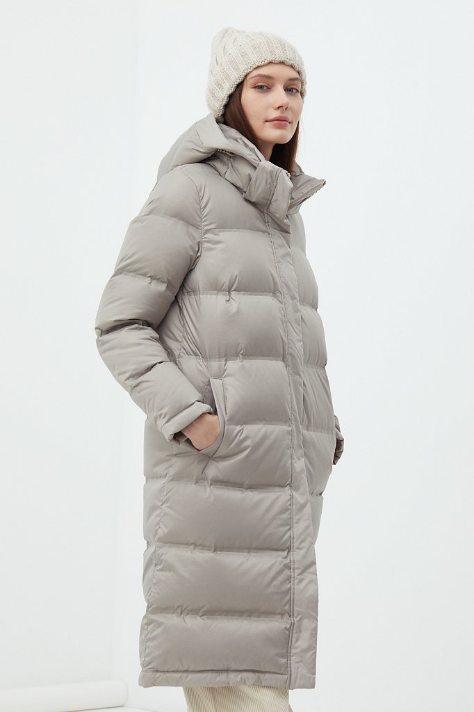 Пальто женское пуховое, Модель FWB110100, Фото №3