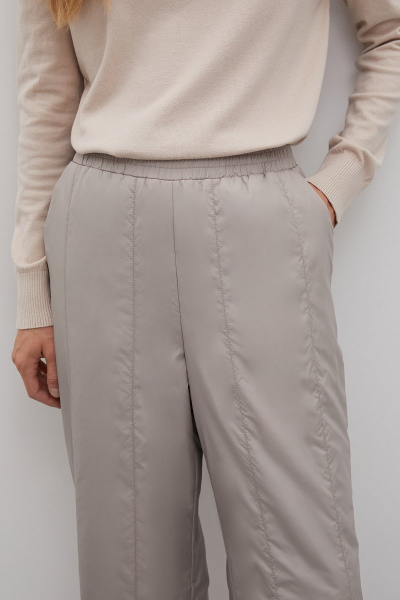 Утепленные брюки на резинке, Модель FWB110145, Фото №3