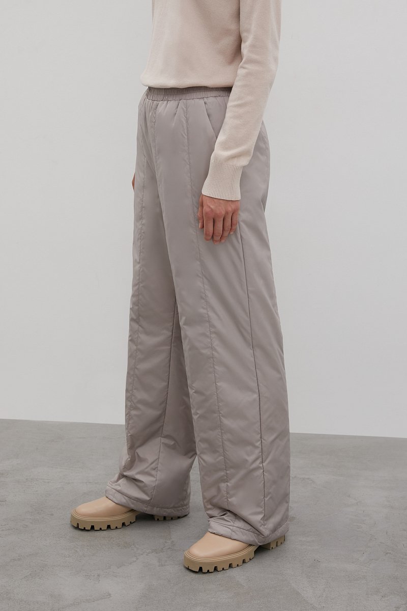 Утепленные брюки на резинке, Модель FWB110145, Фото №4
