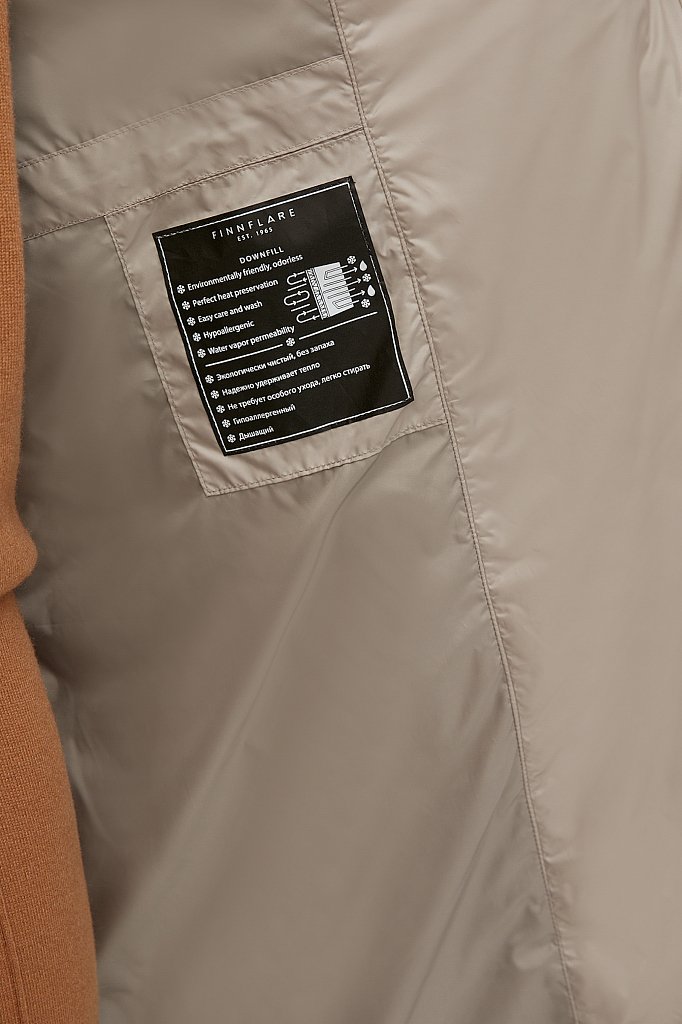 Утепленное пальто  женское, Модель FWB11064, Фото №4