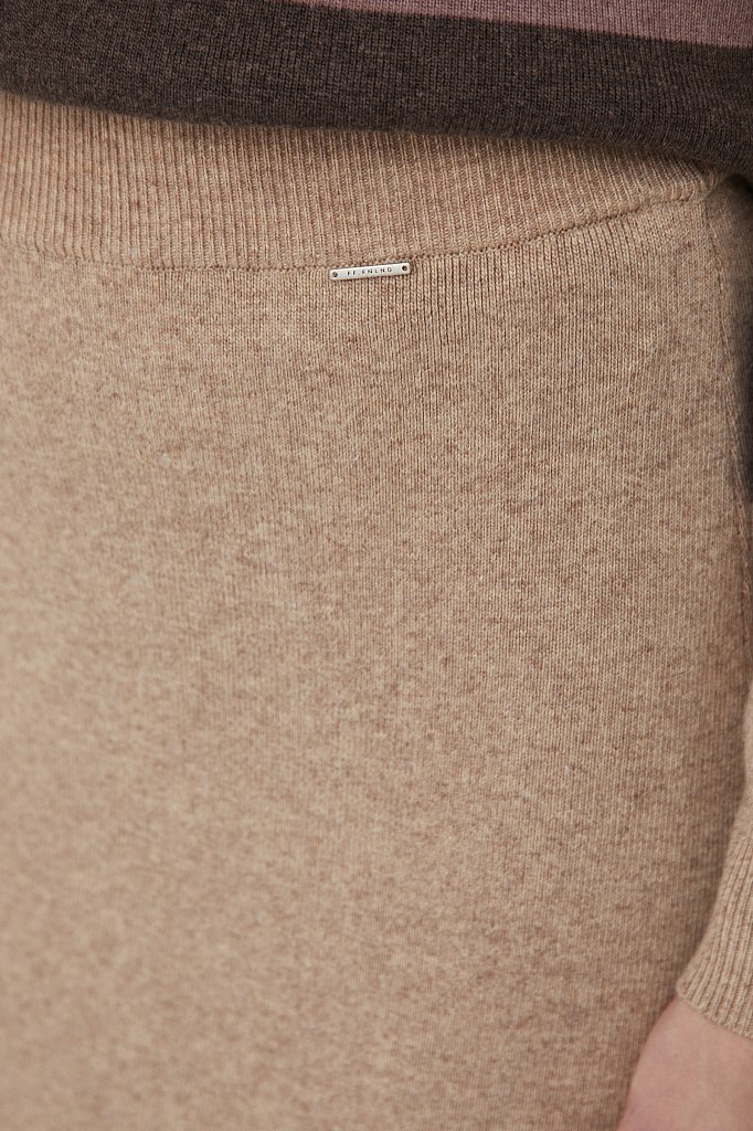 Трикотажная юбка длины миди, Модель FWB11172, Фото №5