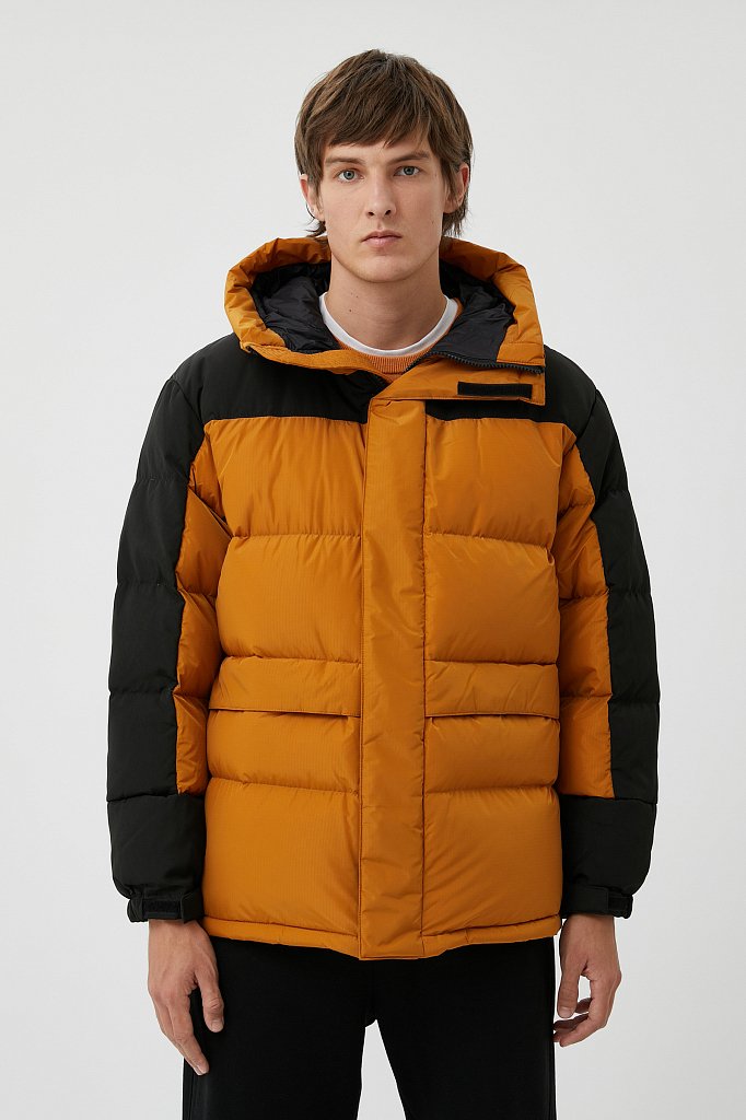 Утепленное пальто с капюшоном, Модель FWB21079, Фото №1