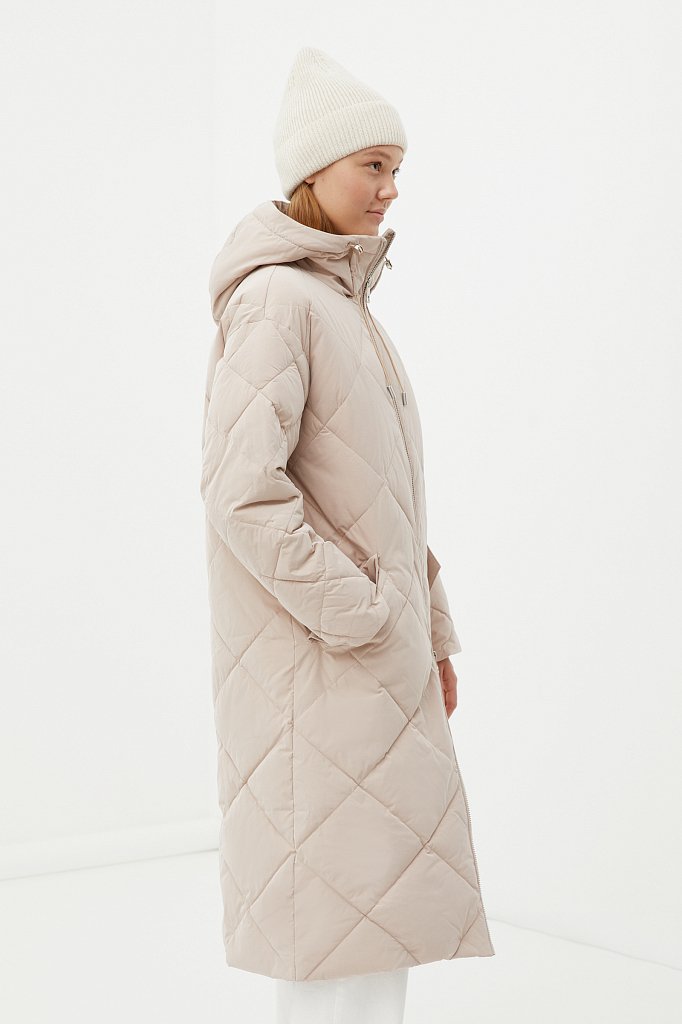 Стеганое утепленное пальто, Модель FWB51052, Фото №3