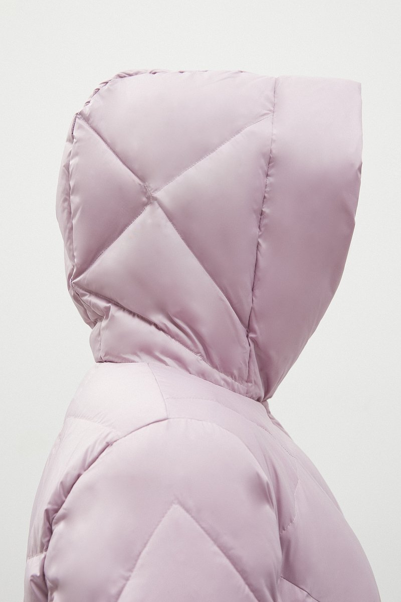Пуховое пальто с капюшоном, Модель FWB160126, Фото №8