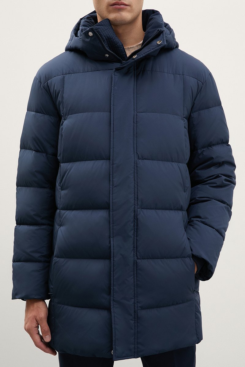 Пуховое пальто с капюшоном, Модель FWC21001, Фото №3