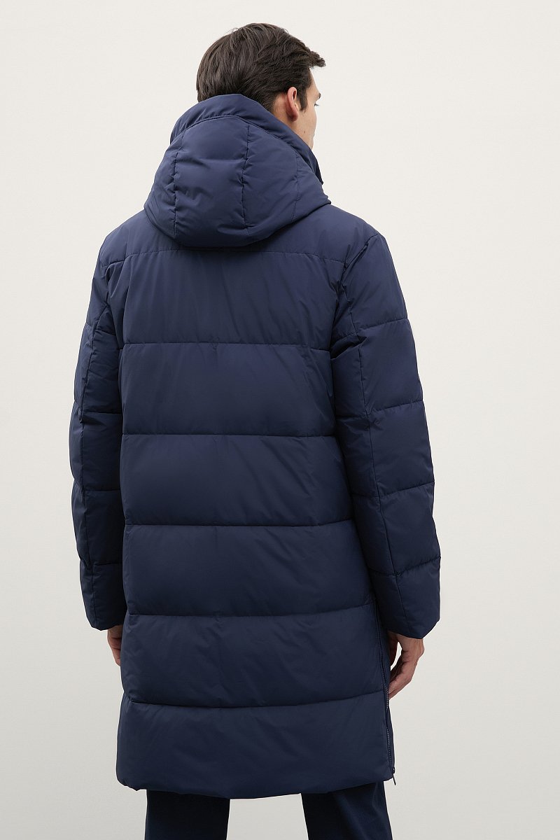 Стеганое утепленное пальто с капюшоном, Модель FWC21005, Фото №5
