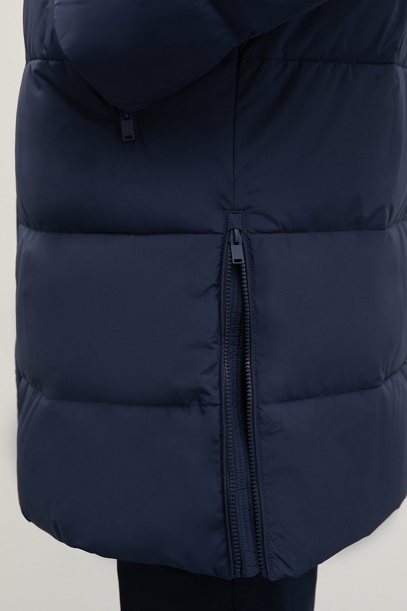 Стеганое утепленное пальто с капюшоном, Модель FWC21005, Фото №6