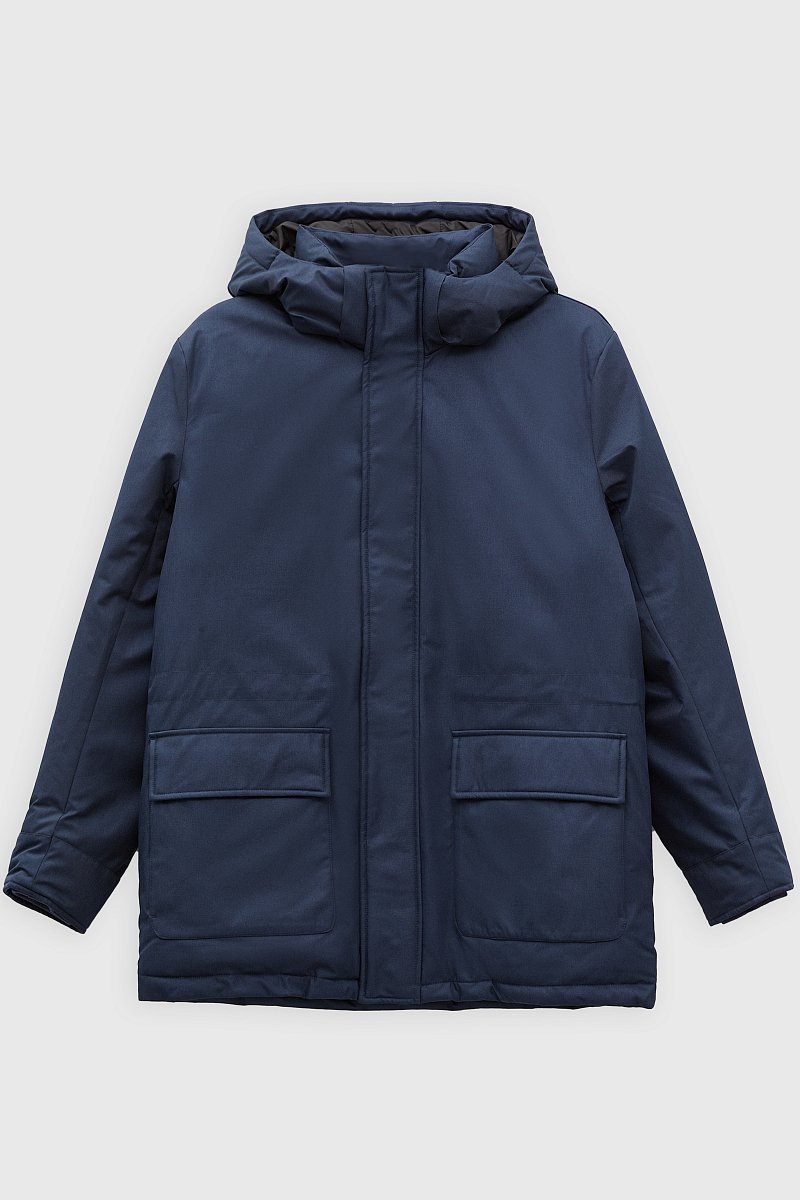 Утепленное пальто с капюшоном, Модель FWC21010, Фото №9