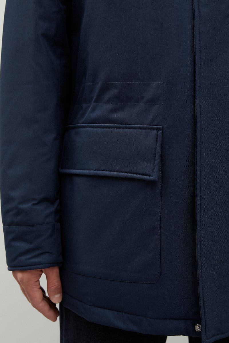 Утепленное пальто с капюшоном, Модель FWC21010, Фото №7