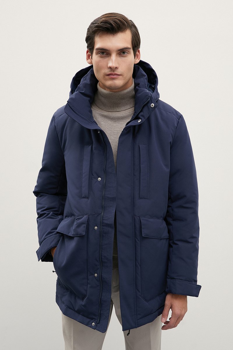 Утепленная куртка с капюшоном, Модель FWC21018, Фото №1