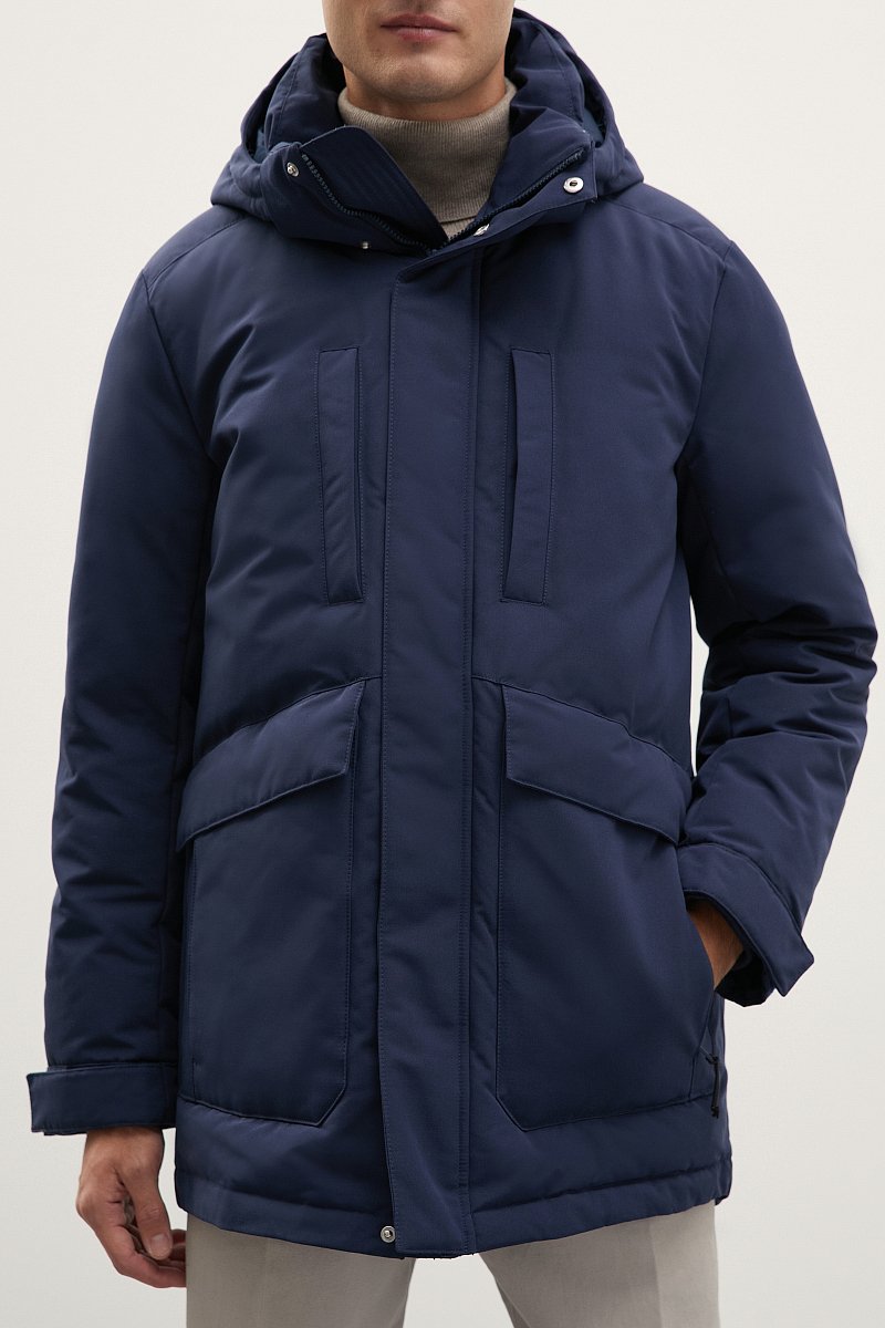 Утепленная куртка с капюшоном, Модель FWC21018, Фото №3
