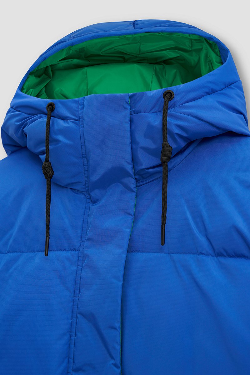 Стеганая утепленная куртка с капюшоном, Модель FWC11054, Фото №9