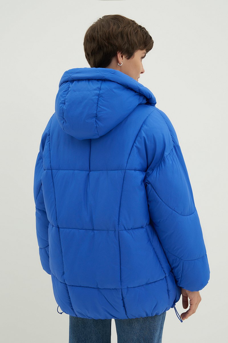 Куртка oversize силуэта с капюшоном, Модель FWC11085, Фото №5