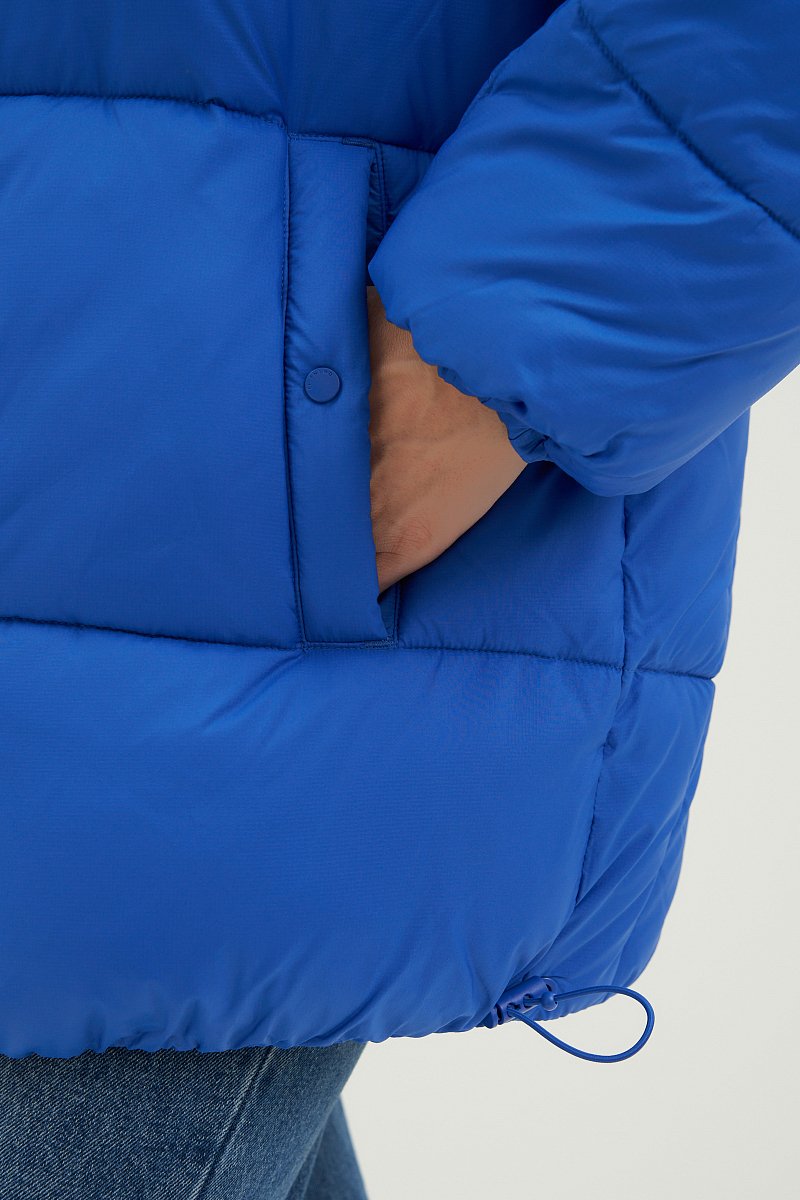 Куртка oversize силуэта с капюшоном, Модель FWC11085, Фото №6