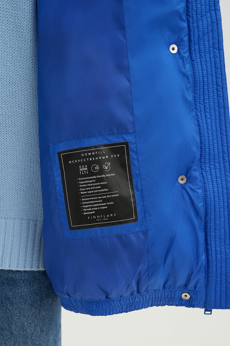 Куртка oversize силуэта с капюшоном, Модель FWC11085, Фото №7