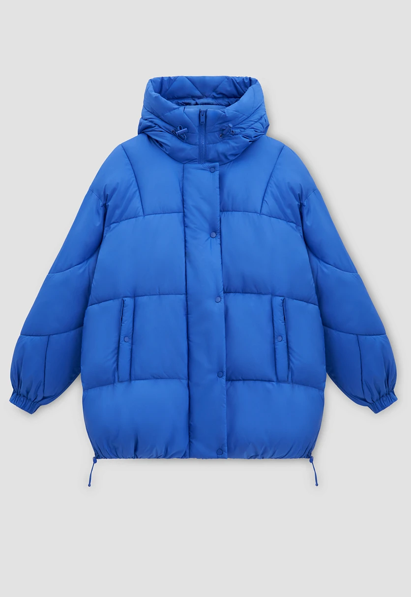 Куртка oversize силуэта с капюшоном, Модель FWC11085, Фото №9