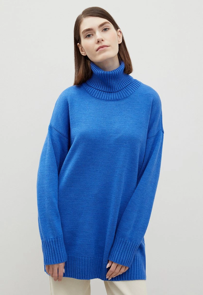 Свитер силуэта oversize с шерстью, Модель FWC11145, Фото №1