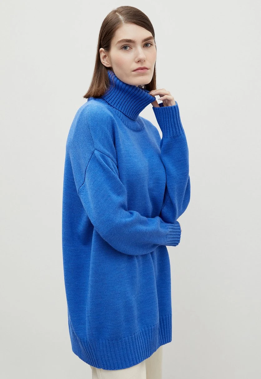 Свитер силуэта oversize с шерстью, Модель FWC11145, Фото №4