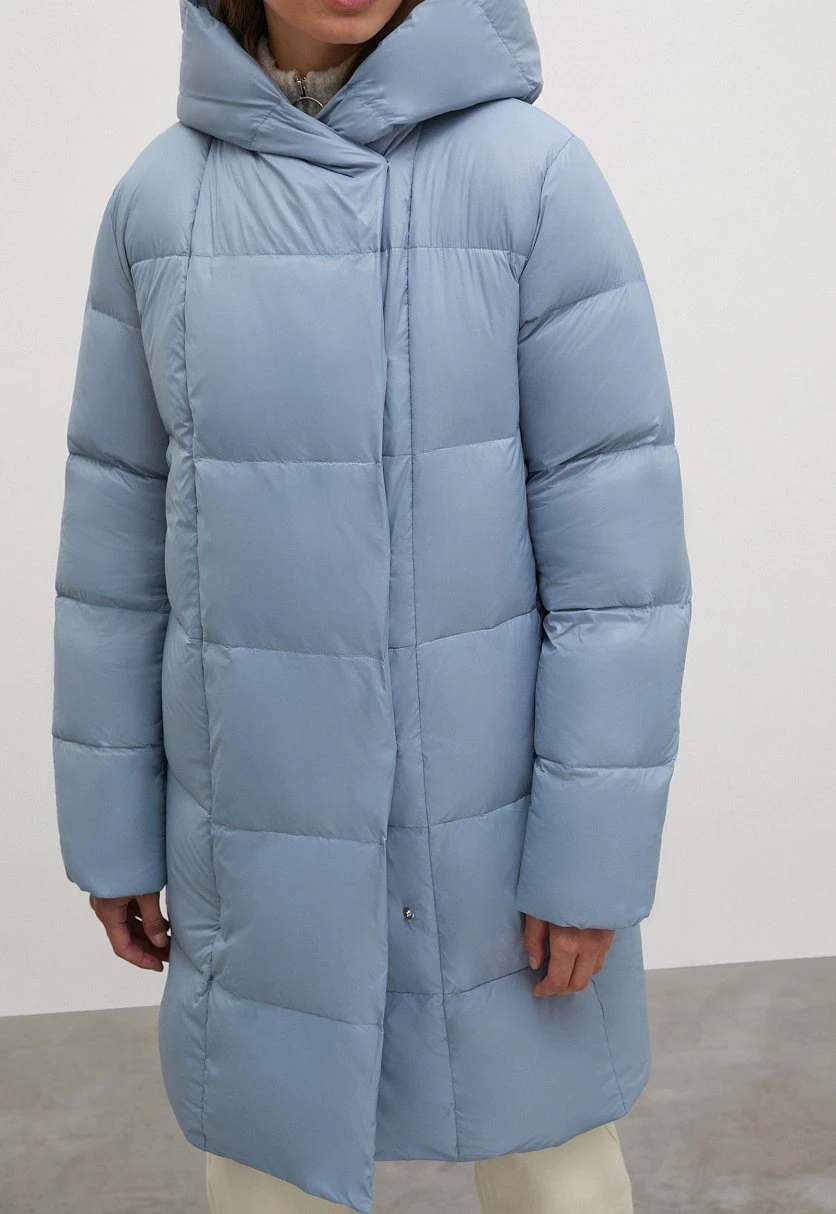 Стеганое пуховое пальто силуэта oversize, Модель FWC11079, Фото №3
