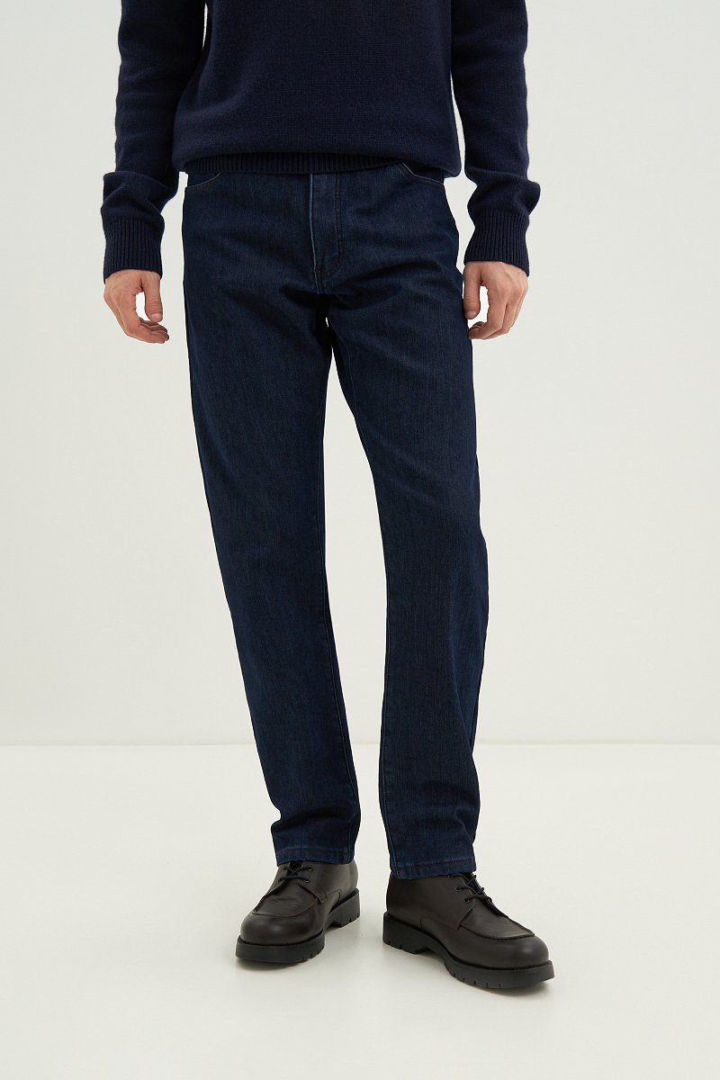 Утепленные джинсы straight fit мужские, Модель FWC25001, Фото №2