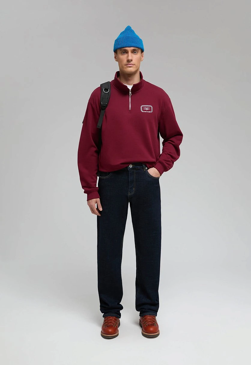 Утепленные джинсы straight fit мужские, Модель FWC25000, Фото №1