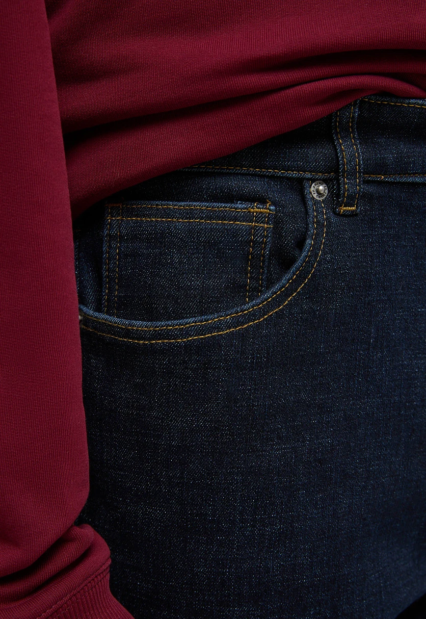 Утепленные джинсы straight fit мужские, Модель FWC25000, Фото №4