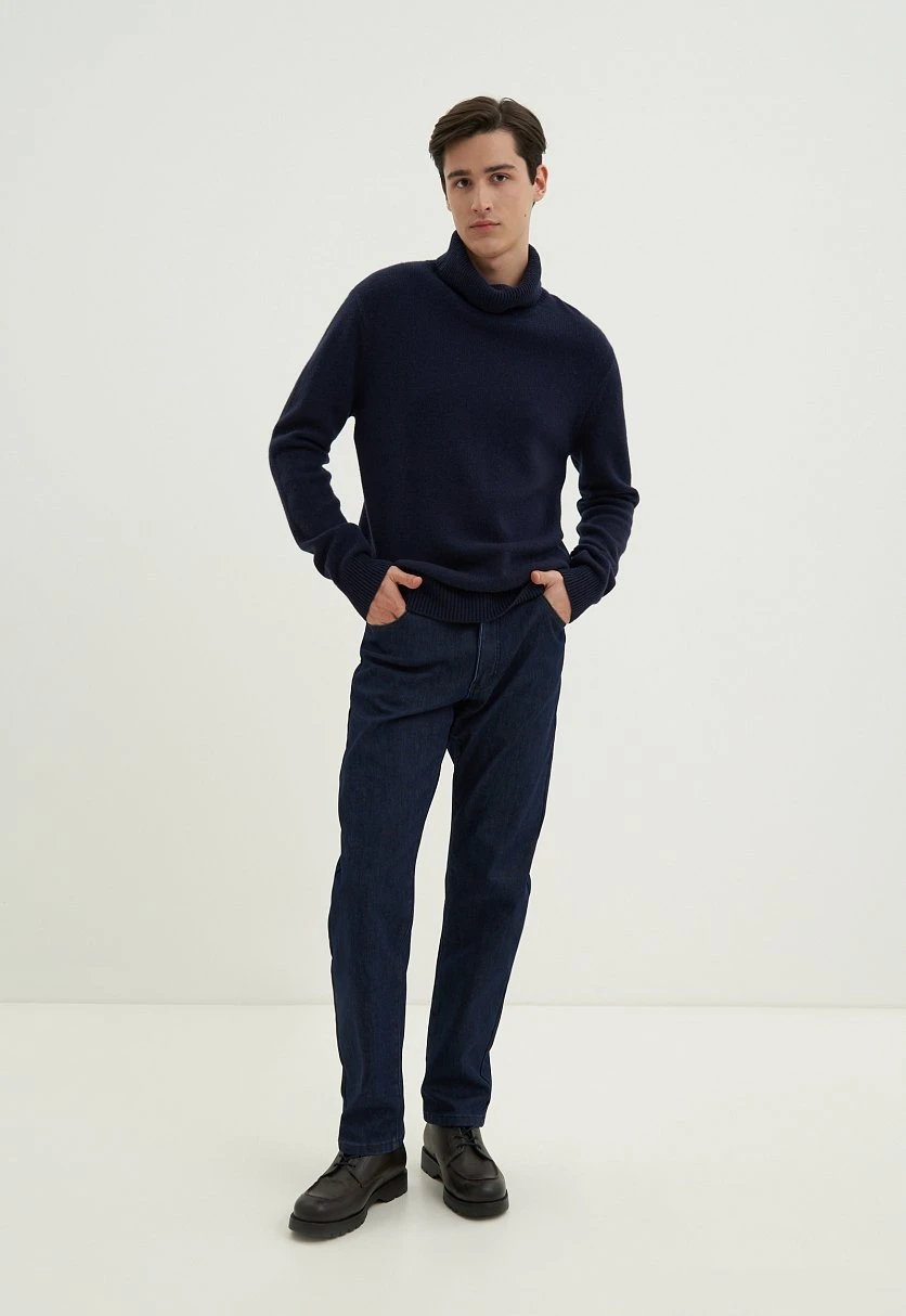 Утепленные джинсы straight fit мужские, Модель FWC25001, Фото №1