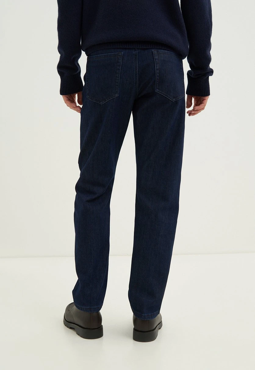 Утепленные джинсы straight fit мужские, Модель FWC25001, Фото №4