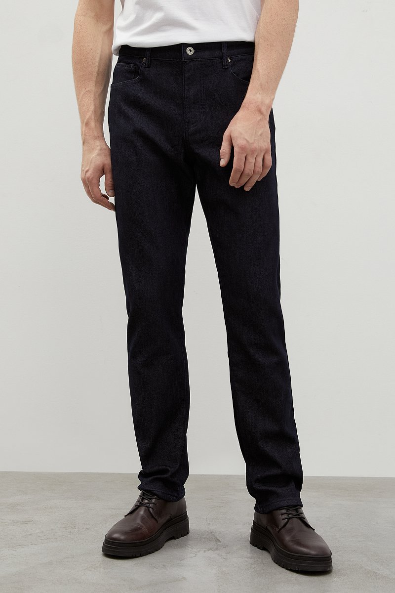 Утепленные джинсы straight fit мужские, Модель FWC25001, Фото №2