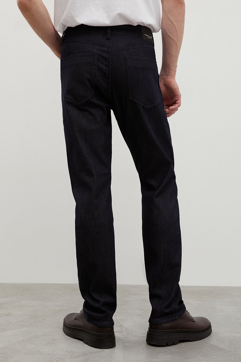 Утепленные джинсы straight fit мужские, Модель FWC25001, Фото №4
