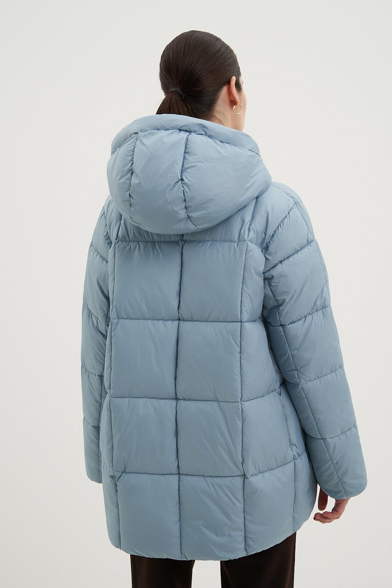 Стеганая куртка с капюшоном, Модель FWC11014, Фото №4