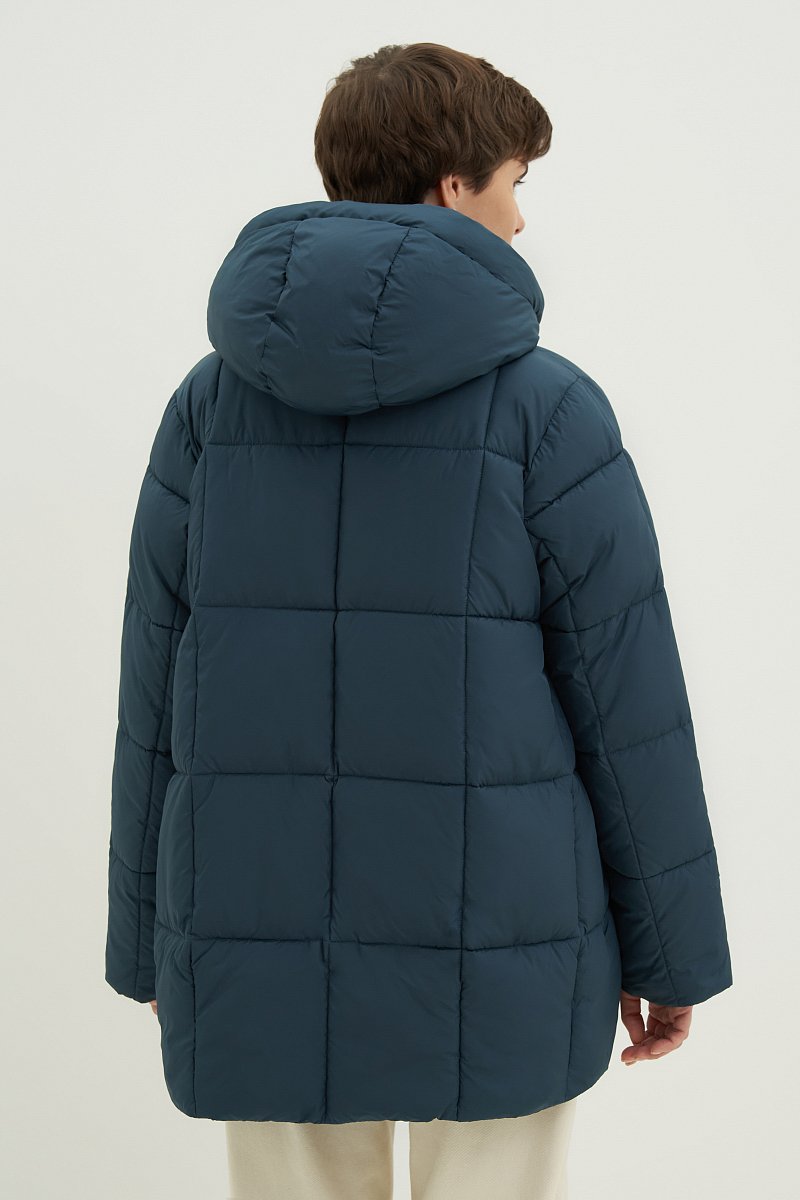 Стеганая куртка с капюшоном, Модель FWC11014, Фото №4