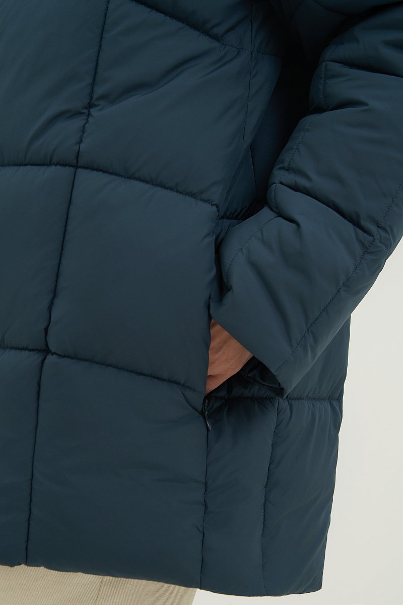 Стеганая куртка с капюшоном, Модель FWC11014, Фото №8