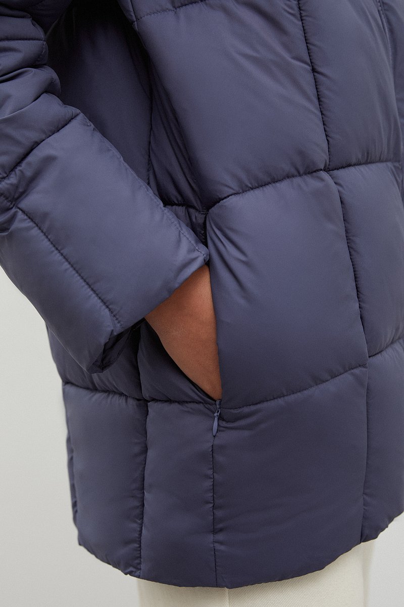 Стеганая куртка с капюшоном, Модель FWC11014, Фото №6