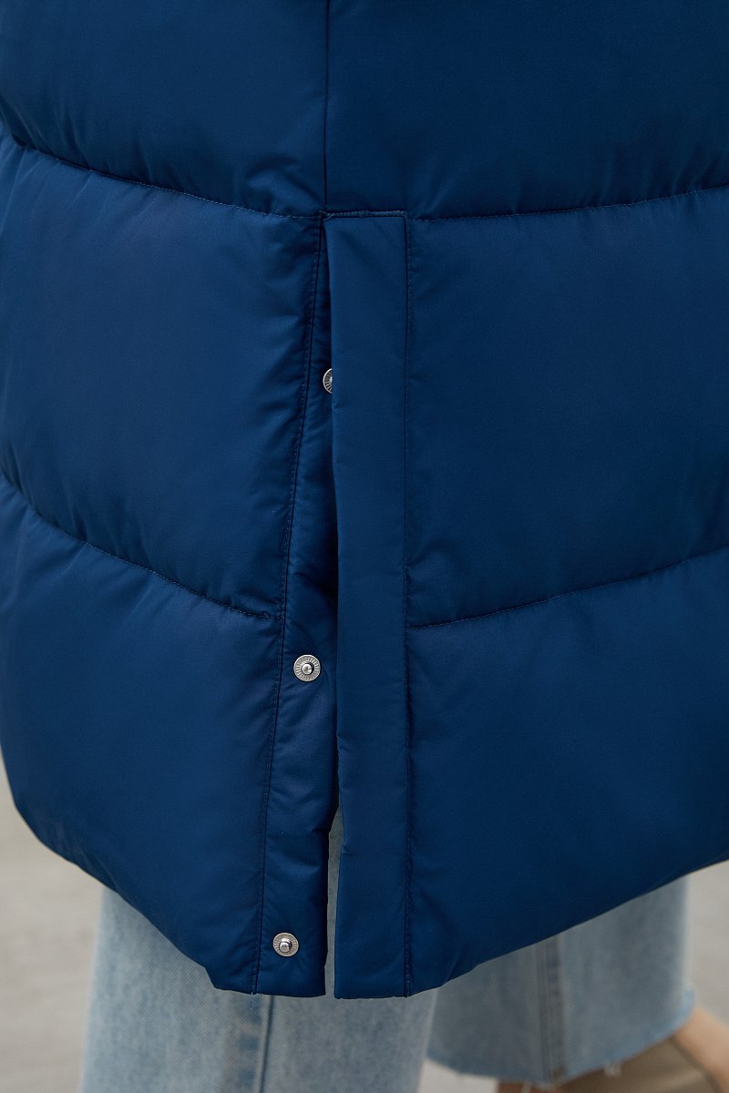Утепленное пальто с талией на кулиске, Модель FWC11000, Фото №5