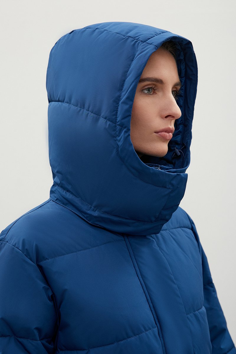 Утепленное пальто с талией на кулиске, Модель FWC11000, Фото №7