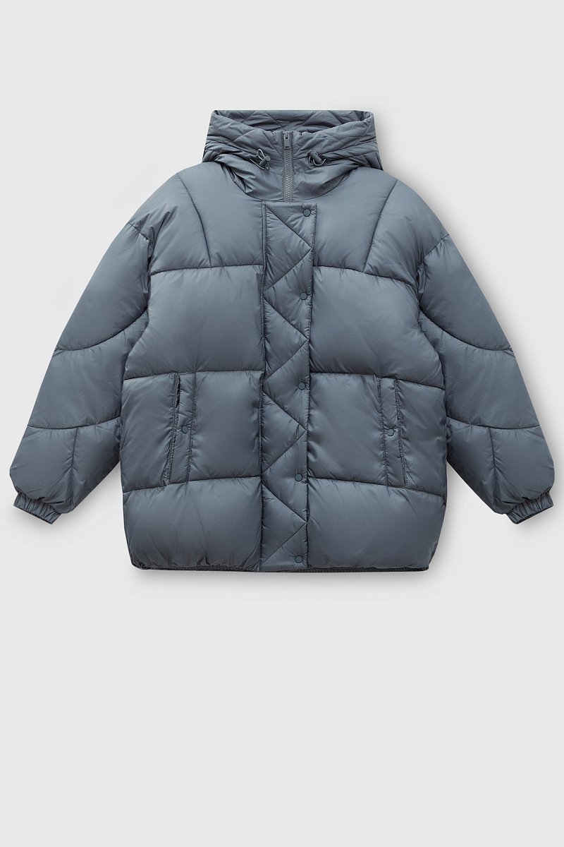 Куртка oversize силуэта с капюшоном, Модель FWC11085, Фото №9