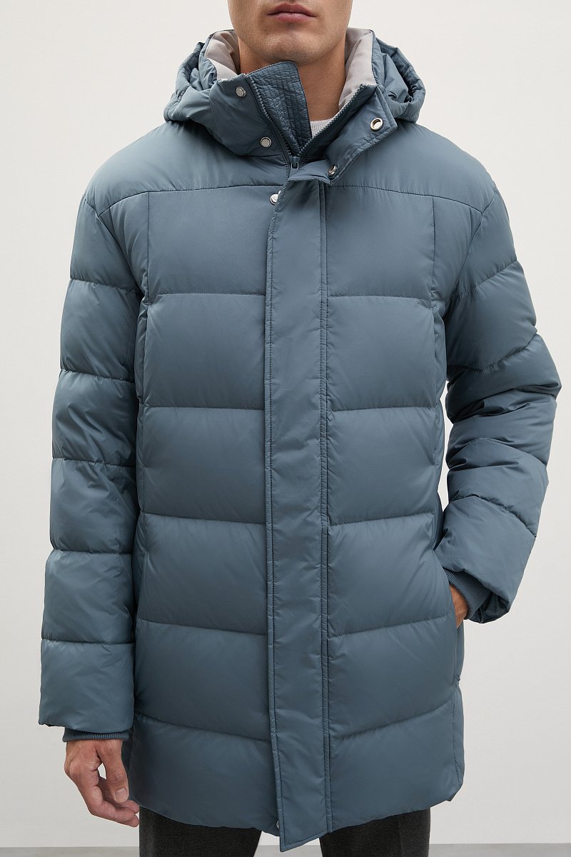 Пуховое пальто с капюшоном, Модель FWC21001, Фото №3