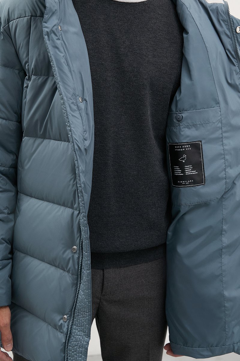 Пуховое пальто с капюшоном, Модель FWC21001, Фото №7