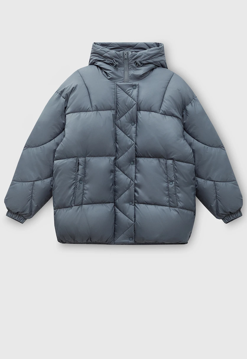 Куртка oversize силуэта с капюшоном, Модель FWC11085, Фото №9