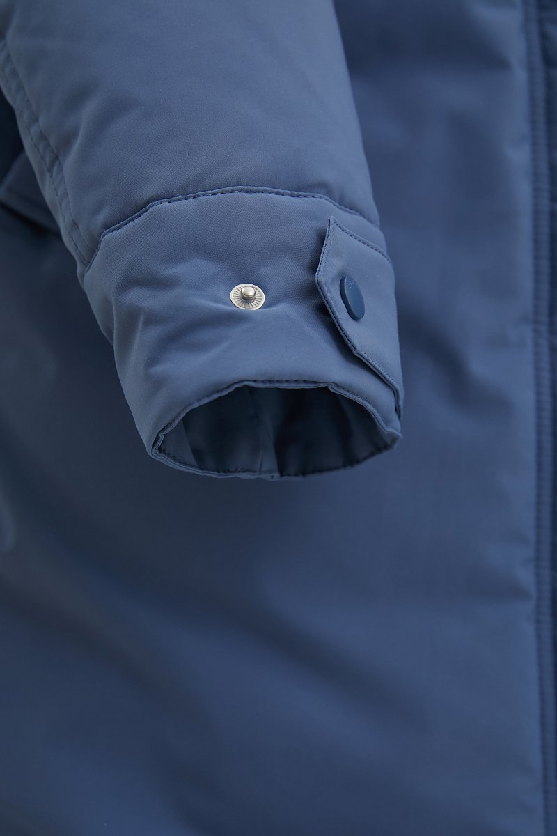 Пуховое пальто с капюшоном, Модель FWC11028, Фото №8