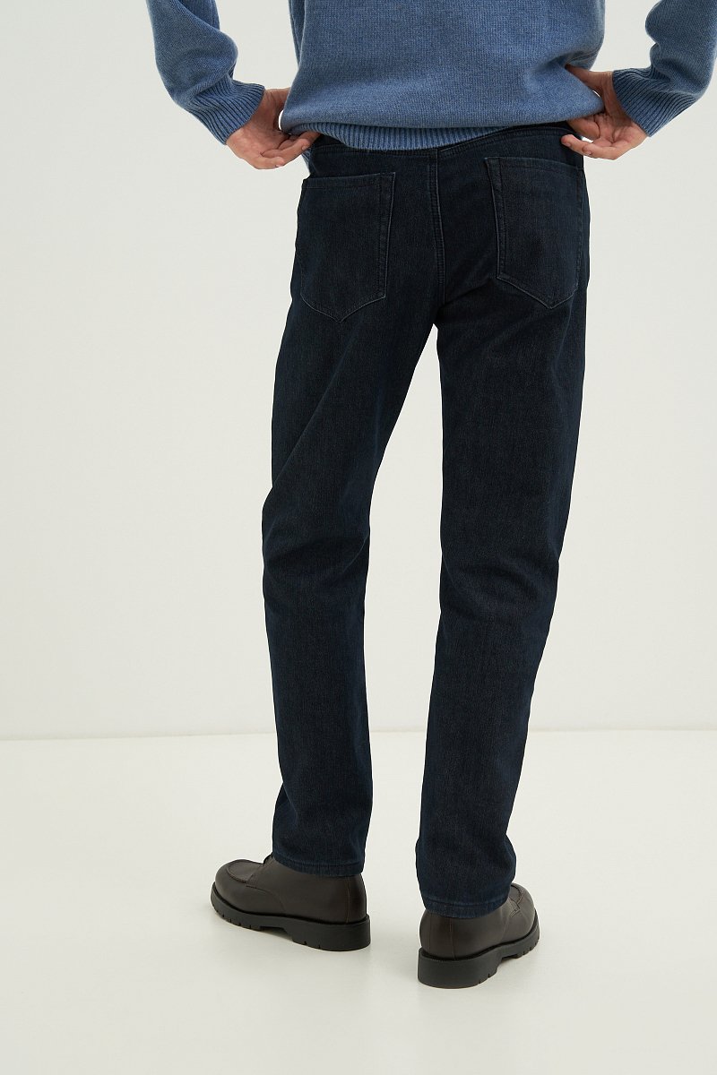 Утепленные джинсы straight fit мужские, Модель FWC25001, Фото №4