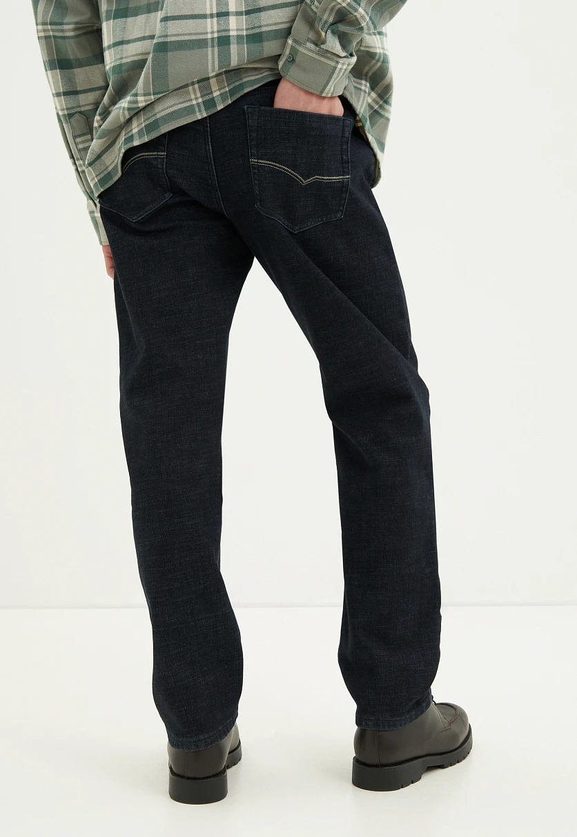 Утепленные джинсы straight fit мужские, Модель FWC25000, Фото №4