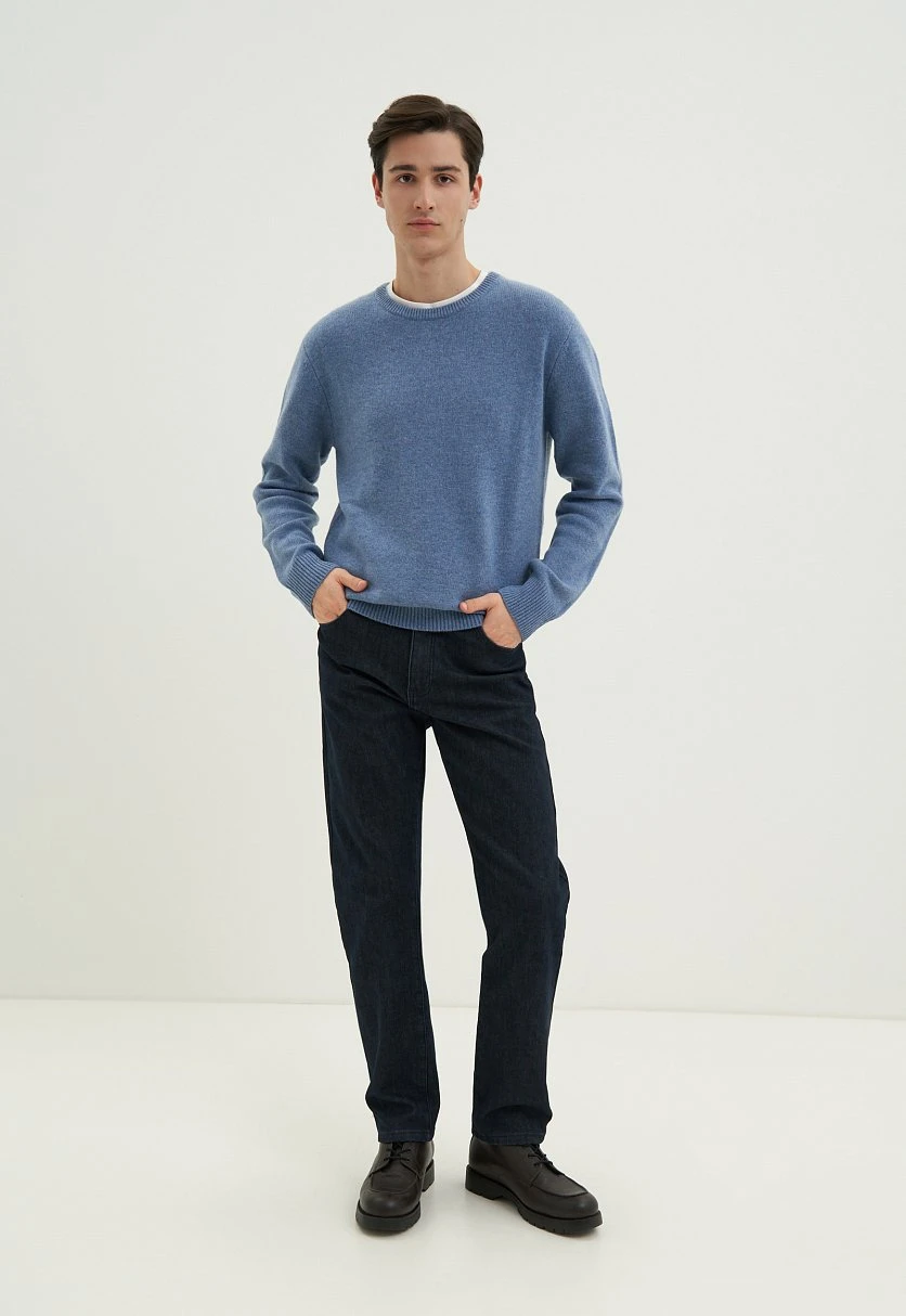 Утепленные джинсы straight fit мужские, Модель FWC25001, Фото №1