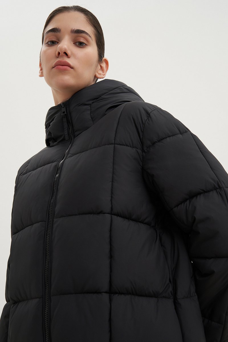 Стеганая куртка с капюшоном, Модель FWC11014, Фото №3