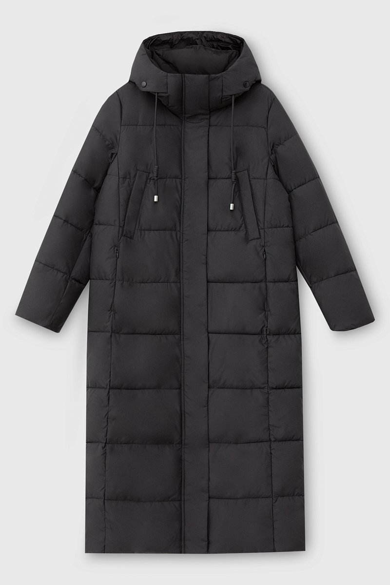 Утепленное пальто с капюшоном, Модель FWC11016, Фото №9