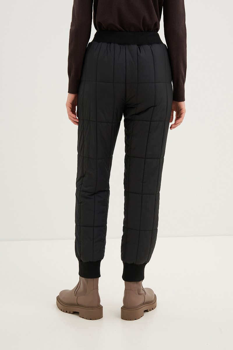 Стеганые утепленные брюки с резинкой, Модель FWC11057, Фото №4